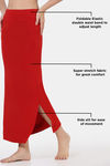 Zivame All Day Cut And Sew Height Extender Saree Inskirt - Strawberry Red — thumbnail 7